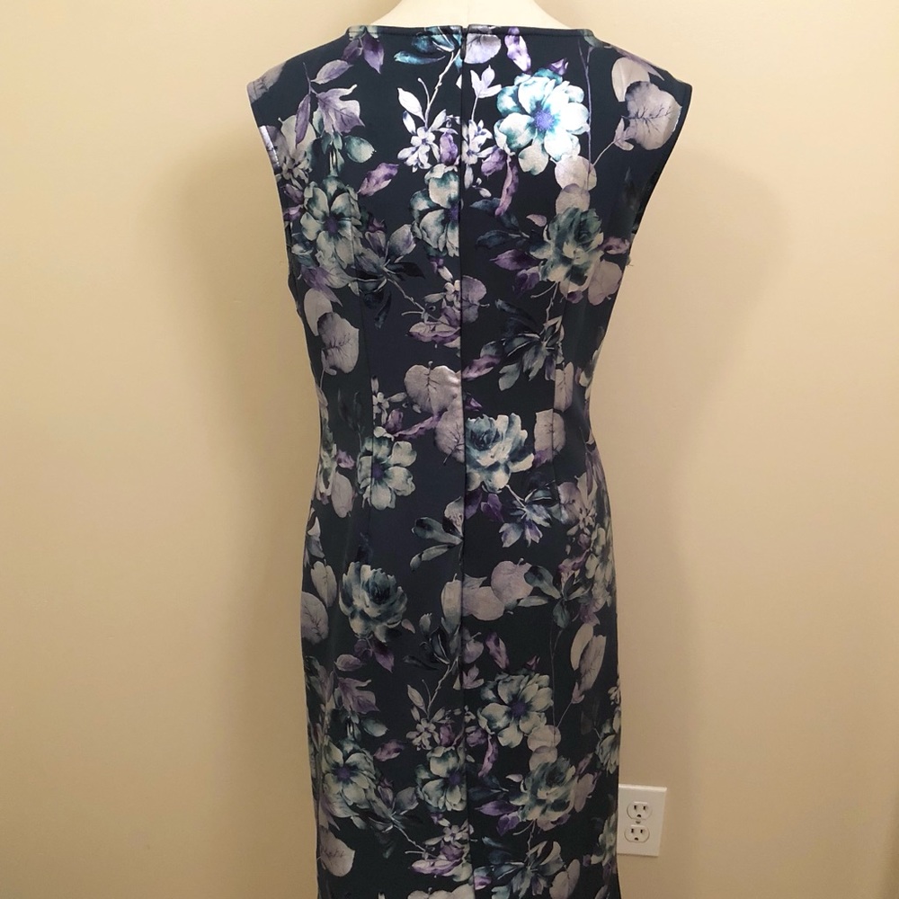 NWT New York & Company Metallic Floral Dress! - Picture 3 of 6